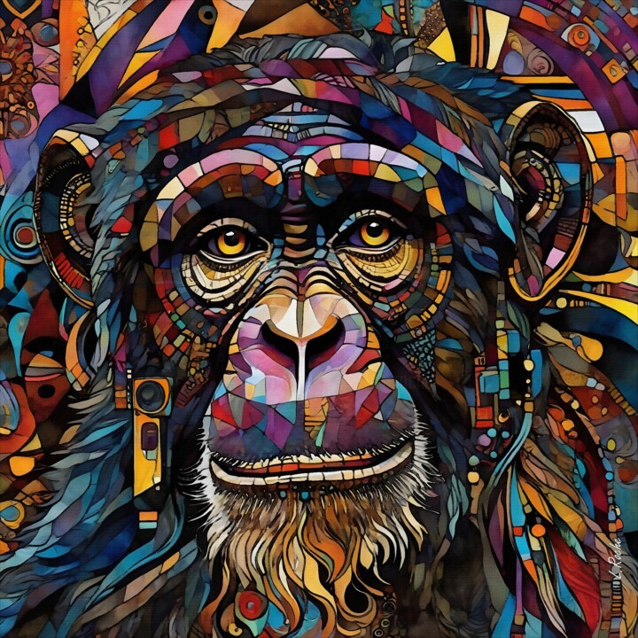 绘画,  27.6x27.6 in 