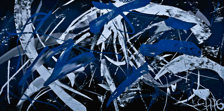 Digital Arts titled "Froid" by Pascal Gagné, Original Artwork, Digital Painting
