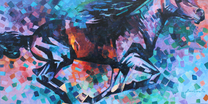 绘画,  24x48 in 