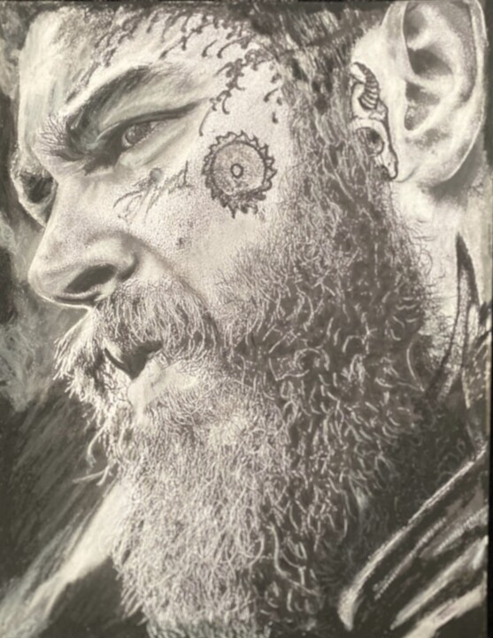 Post Malone 图画, 11x8.5 in