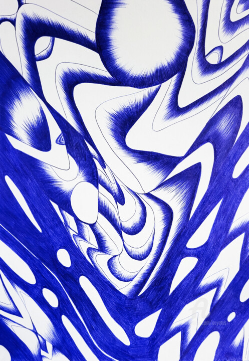 The body is our Partner: the curvature of space corrects... 图画, 11.7x8.3 in