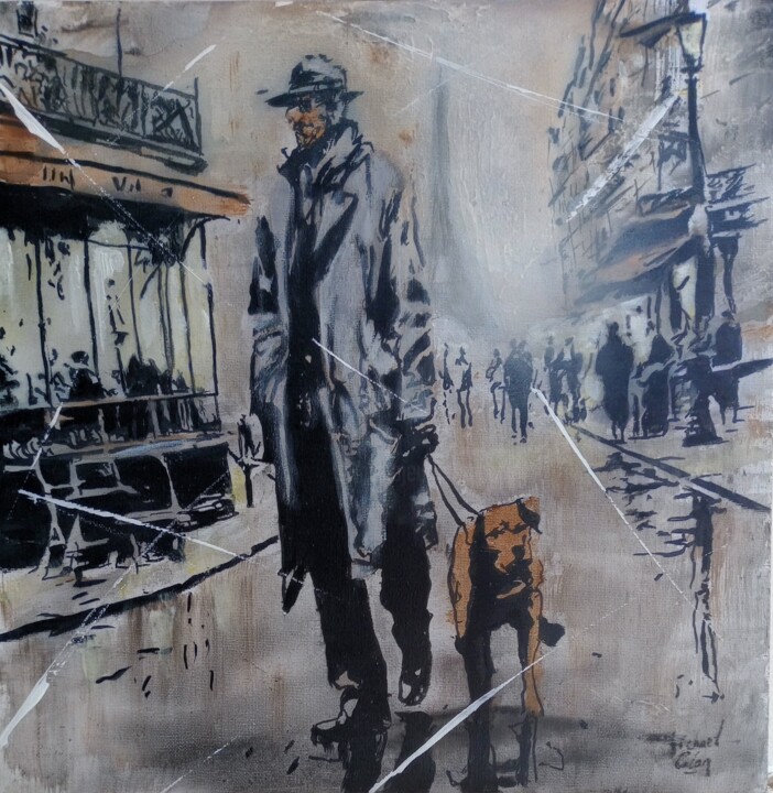 Schilderij,  15,8x15,8 in 