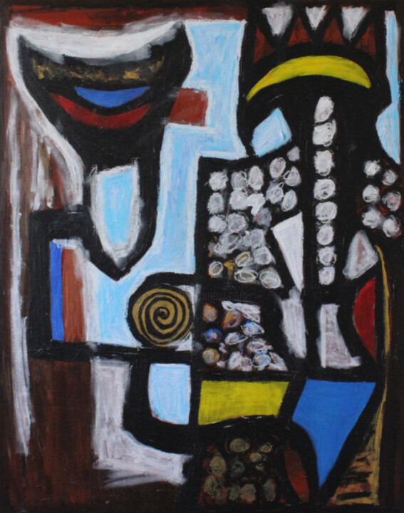 Jean-Michel Atlan Reproduction, Painting by Beatrice Bodasca