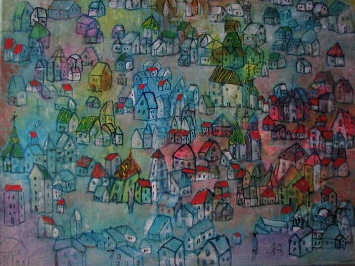 Siedlisko 27 绘画, 15.8x19.7 in