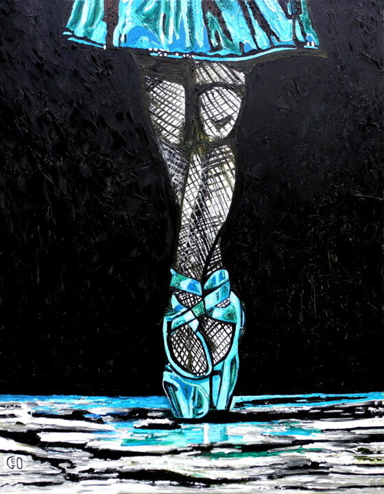 Pointes 5 绘画, 51.2x39.4 in