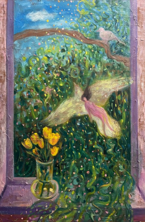 绘画,  35.4x23.6 in 
