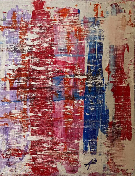 Painting titled "Universal Cycle-The…" by Apostel13, Original Artwork, Acrylic