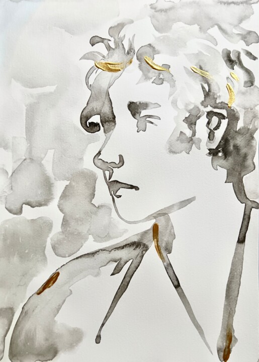 图画,  11.6x8.3 in 