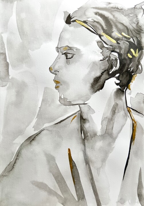 Self-portrait #2 图画, 11.6x8.3 in