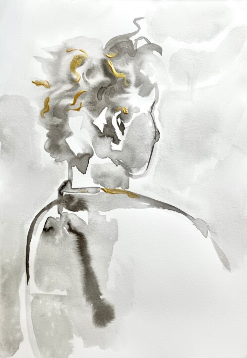 Self-portrait #3 图画, 11.6x8.3 in