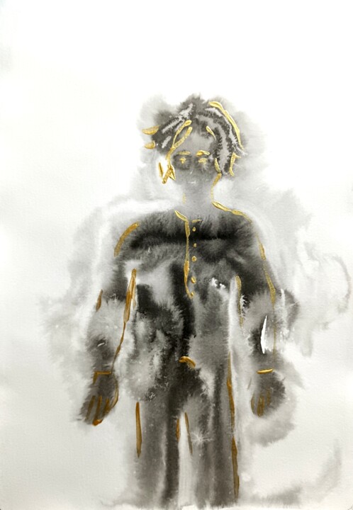 Self-portrait #5 图画, 11.6x8.3 in