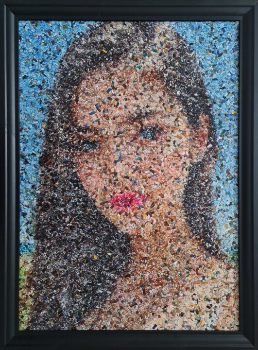 Not your doll - 05 (n.665) Collages, 27,6x19,7 in
