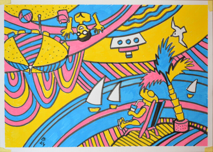 Summer Dreamscape 图画, 11.8x15.8 in
