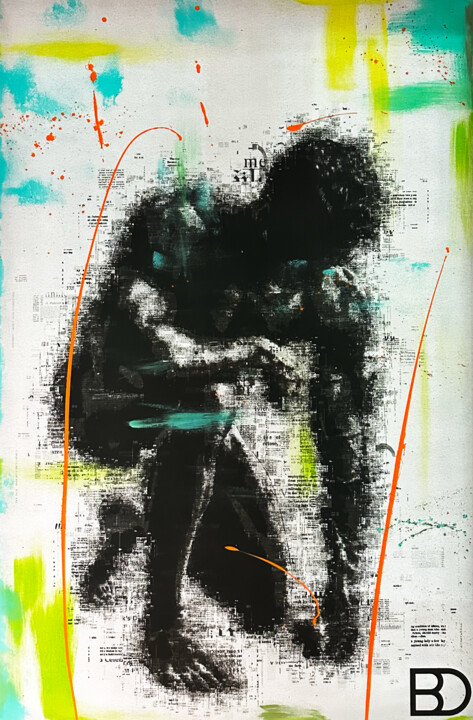 Painting titled "N. 29/1" by Bedart, Original Artwork, Digital Photography Mounted on Wood Stretcher frame