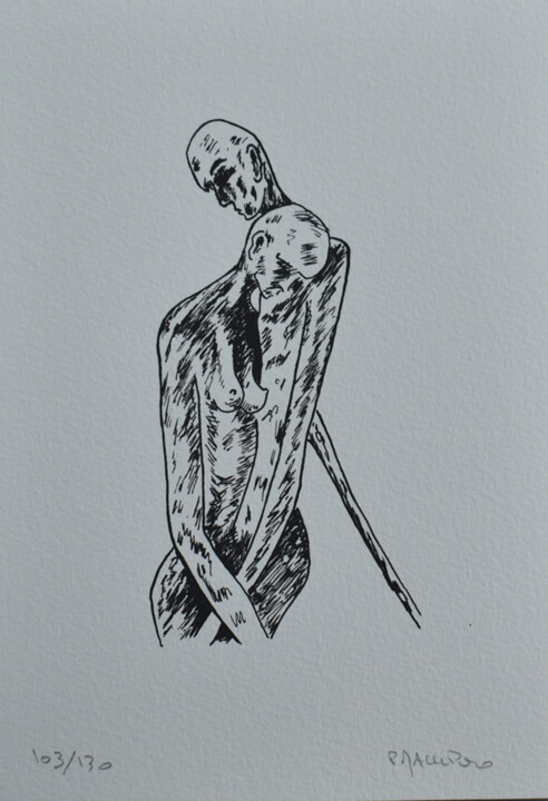 Absence 1 n° 56 印花与版画, 8.7x5.9 in