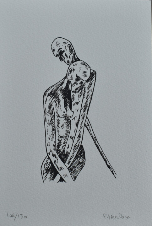 Absence 1 n° 58 Incisioni, stampe, 8,7x5,9 in