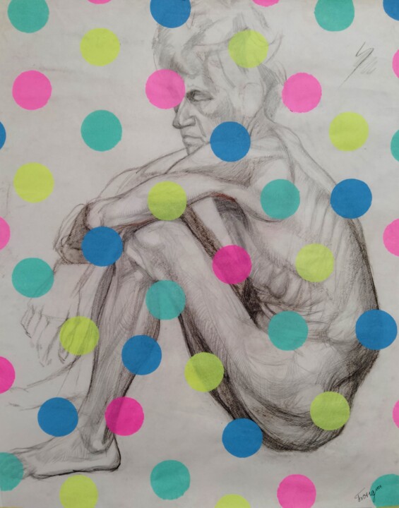 Damien Hirst 绘画, 28.4x22.4 in