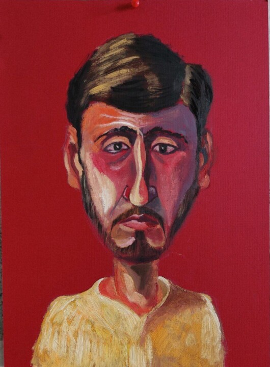 Tigran`s affection 绘画, 19.7x15.8 in