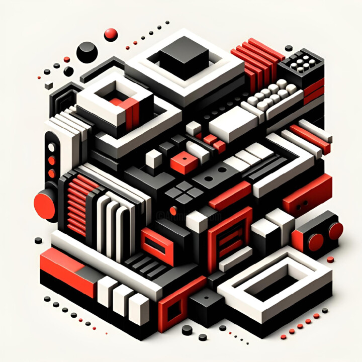 Digital Arts titled "Urban Complexity: N…" by Alberto Capitani, Original Artwork, AI generated image