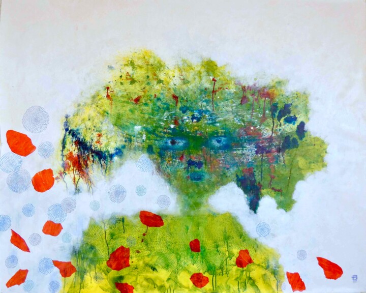 L'Infante aux coquelicots Pittura, 47,2x59,1 in