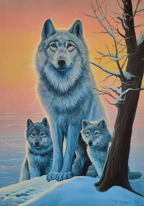 Guardians of the Frost 绘画, 27.6x19.7 in