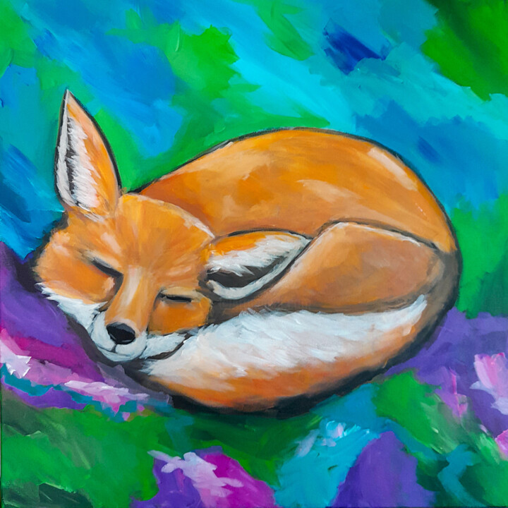 In meinen Träumen 绘画, 23.6x23.6 in
