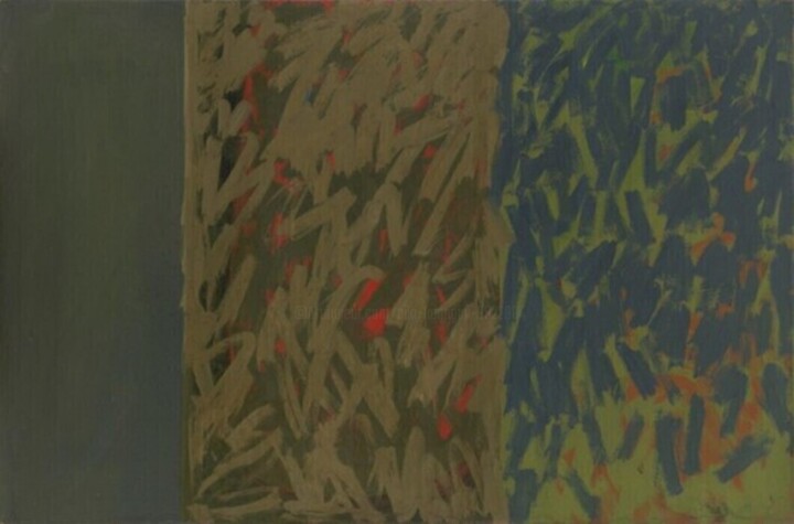 Картина под названием "Untitled" - Niki Kanagini, Подлинное произведение искусства, Акрил