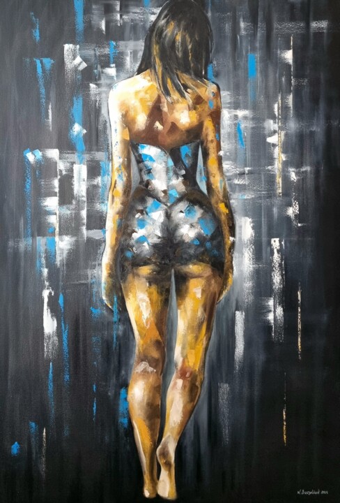 绘画,  43.3x29.5 in 