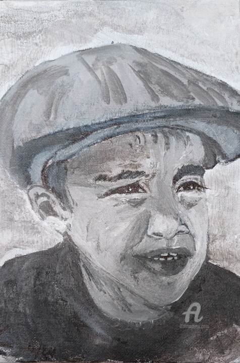 Samuel 绘画, 9.5x7.1 in