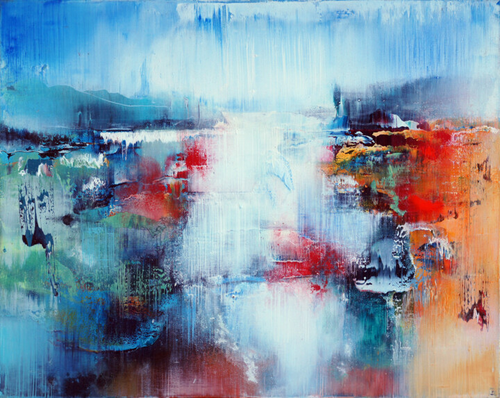 Ohne Titel, 80 x 100 cm 绘画, 31.5x39.4 in