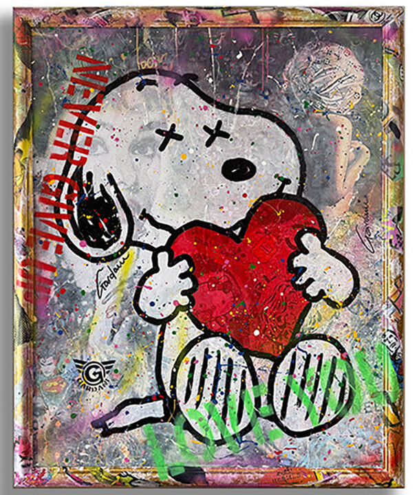 I think i'm in Love – Original Painting on canvas 绘画, 39x31.5 in