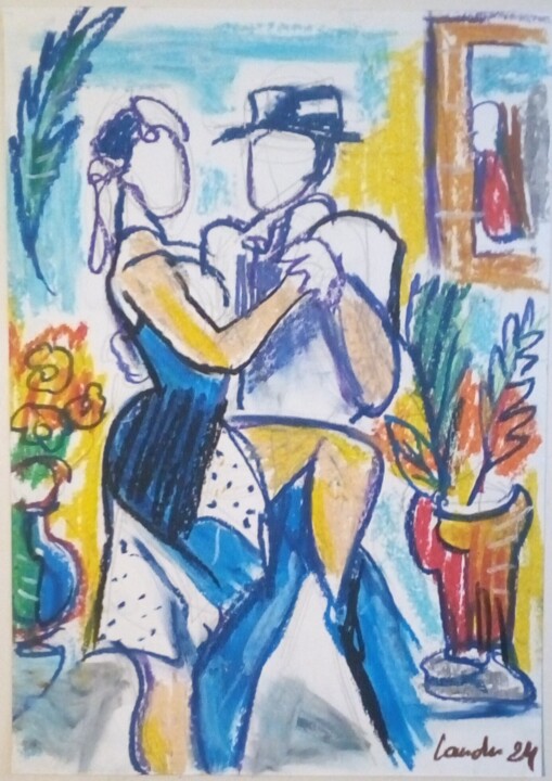 Tango5 图画, 16.5x11.7 in
