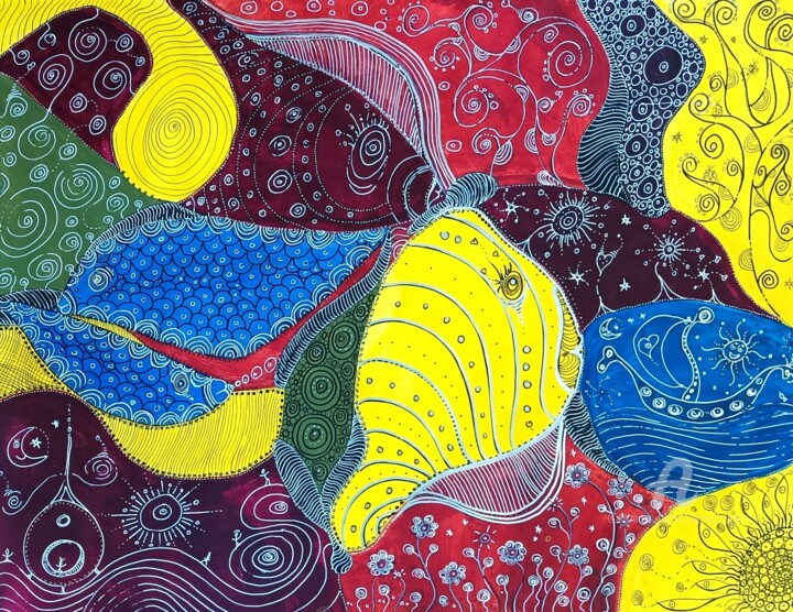 图画,  17.7x24.8 in 