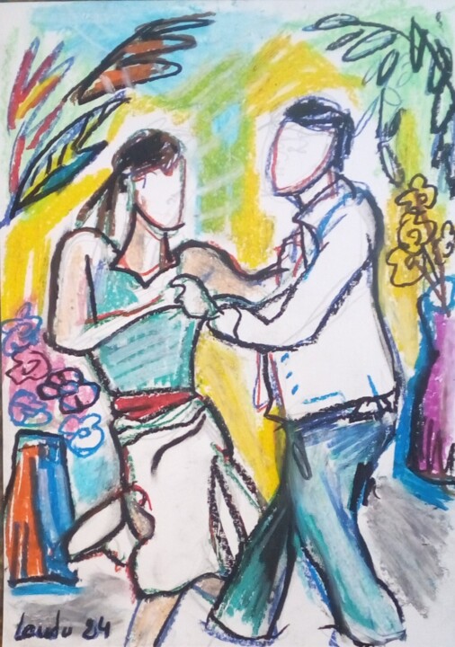 Tango6 图画, 16.5x11.7 in