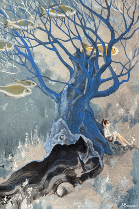 Magic of words 绘画, 35.4x23.6 in