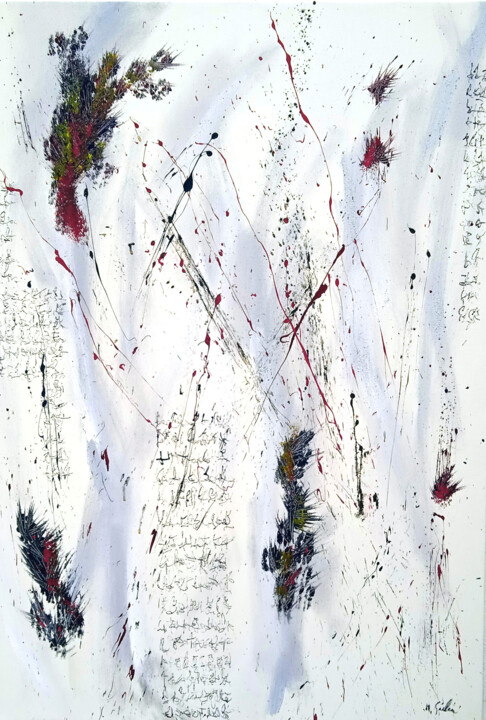 Pittura intitolato "Silenzioso - Op.2" da Michele Giuliani, Opera d'arte originale, Acrilico