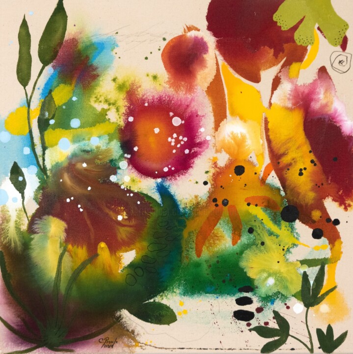 Contes exotiques 绘画, 24x24 in
