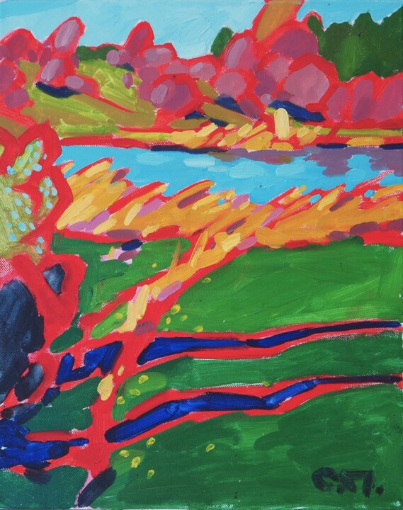 Painting,  16.1x13 in 