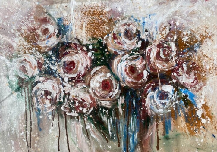 Provence roses 绘画, 19.7x29.5 in