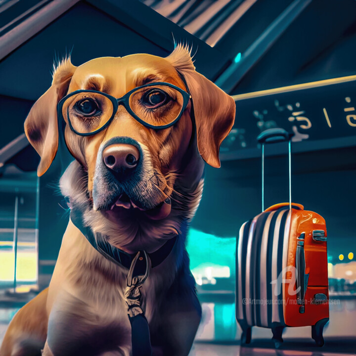 数字艺术 标题为“GO TO GATE” 由Morten Klementsen, 原创艺术品, AI生成的图像