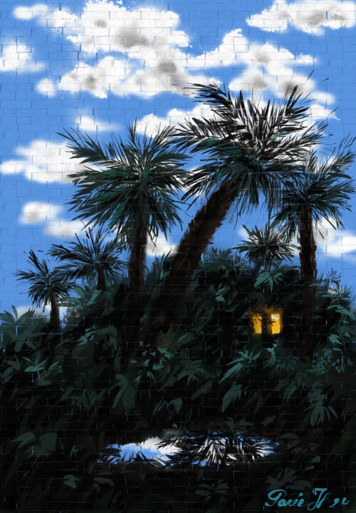 Digital Arts titled "Jpp1" by Jean-Pierre Parée, Original Artwork, Digital Painting
