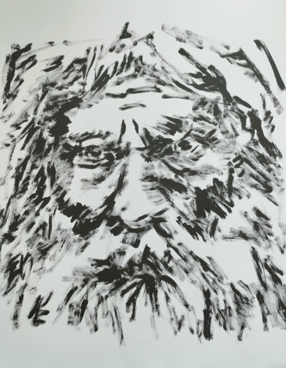 Portrait, série 绘画, 23.6x19.7 in
