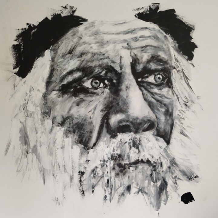 Portrait, série (3) 绘画, 39.4x39.4 in