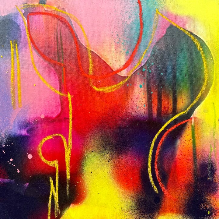 绘画,  15.8x15.8 in 