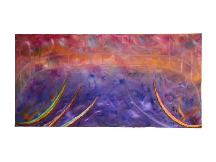 VENEZIANO Painting, 23.6x47.2 in