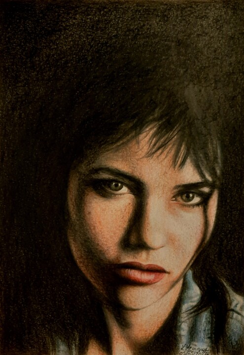 Béatrice Dalle 图画, 11.8x8.3 in