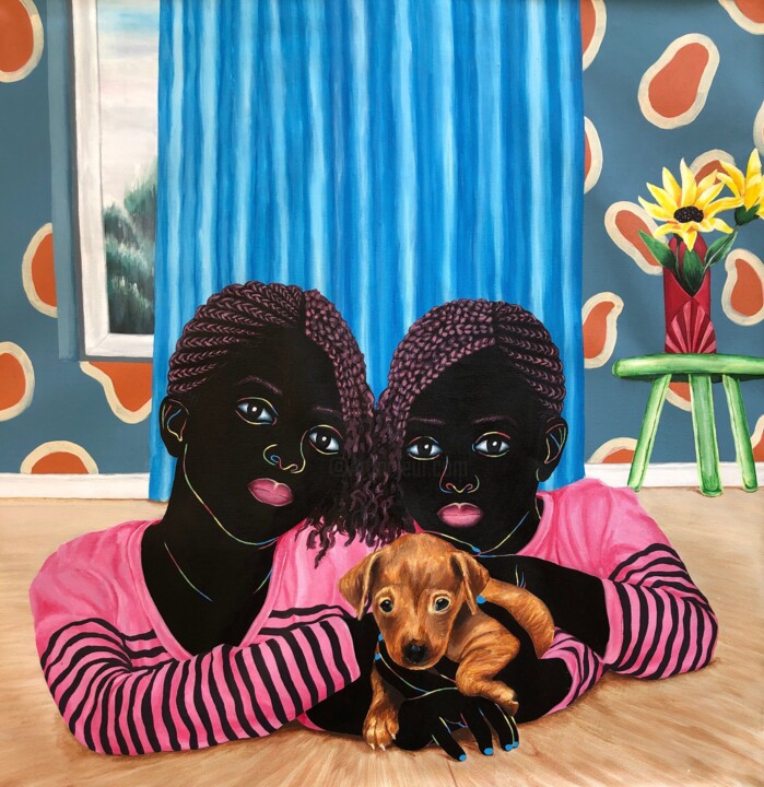 Furry friend I Картина, 36x36 in