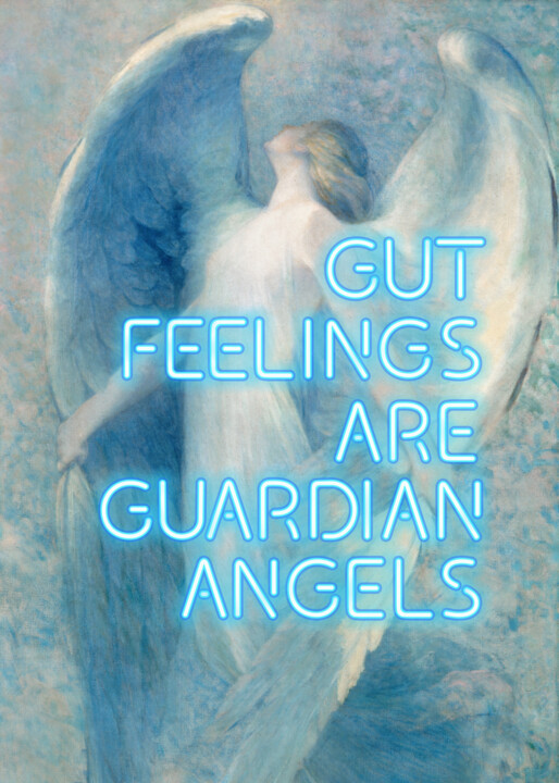 Gut feelings are guardian angels - The Angel 1926 数字艺术
