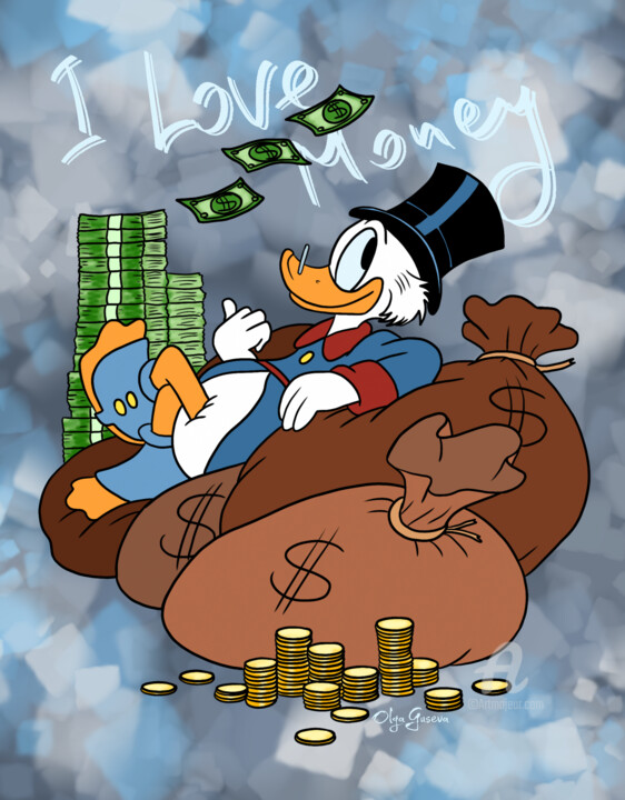 Scrooge's Bags 数字艺术