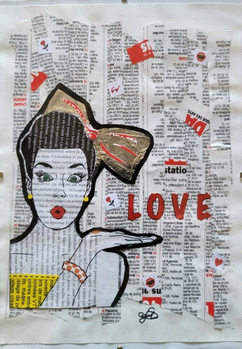 rockabilly 拼贴, 11.7x8.3 in